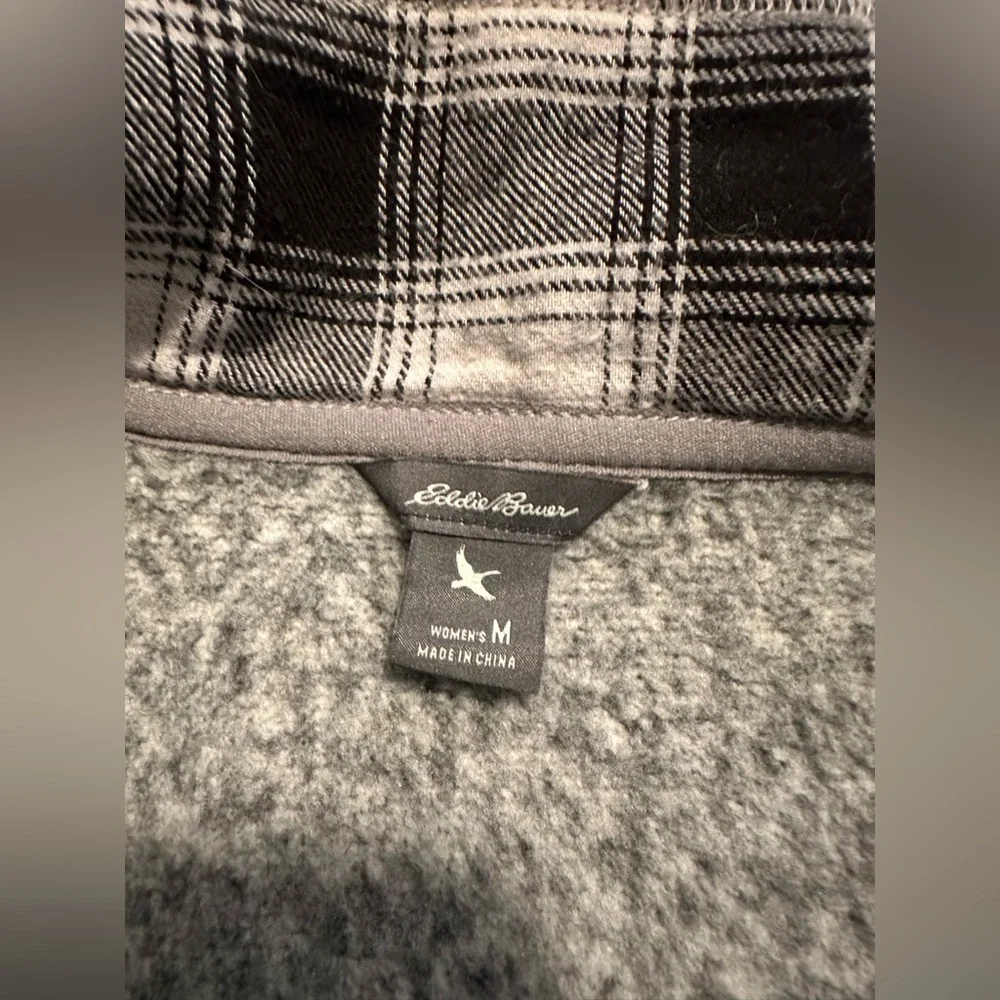 Eddie Bauer Radiator Fleece‎ Field Jacket - Heathered Gray Women’s Medium